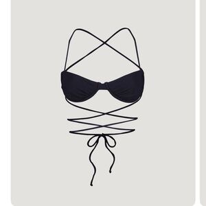 Elegant Black Strappy Bikini